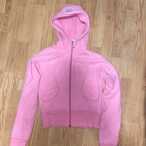 Pink Lululemon Zip Up. Size 6. (Fits smaller)